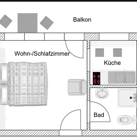 Gaestehaus Wolfgang Taubensee -3- アパート